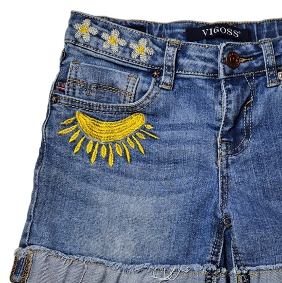 Vigoss Girls Jean Shorts Size 12 - Picture 4 of 4